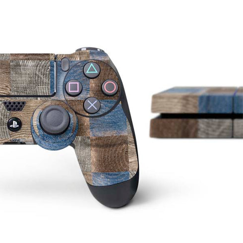 Lumber Grid PS4 Console and Controller Bundle Skin