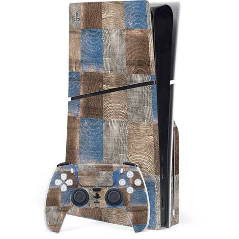 Lumber Grid PlayStation PS5 Skins