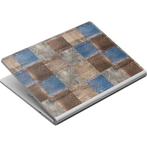 Lumber Grid Surface Book Skin