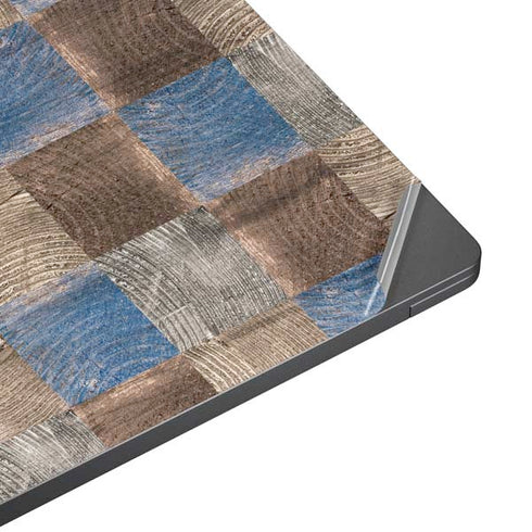 Lumber Grid Surface Laptop 7 15in Skin