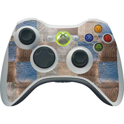 Lumber Grid Xbox 360 Wireless Controller Skin