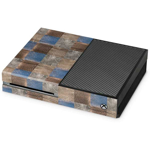 Lumber Grid Xbox One Console Skin