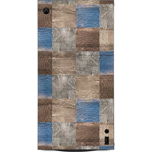 Lumber Grid XBox Series X Digital Edition Console Skin