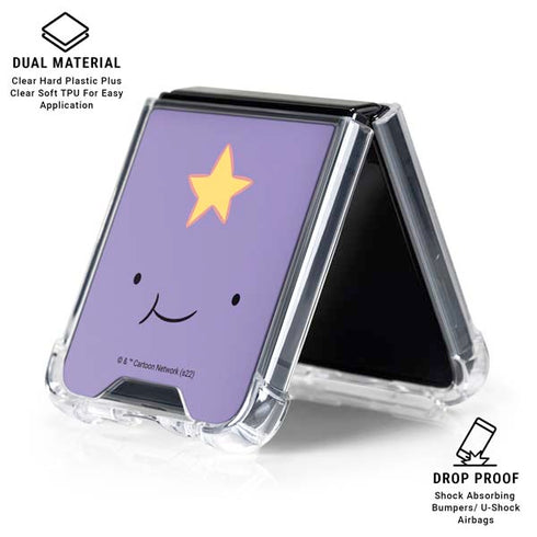 Adult Swim Adventure Time Lumpy Space Princess Galaxy Z Flip6 Clear Case
