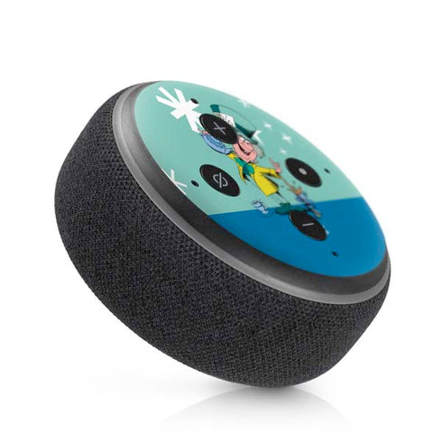 Disney Alice in Wonderland Mad Hatter Tea Party Amazon Echo Dot Skin