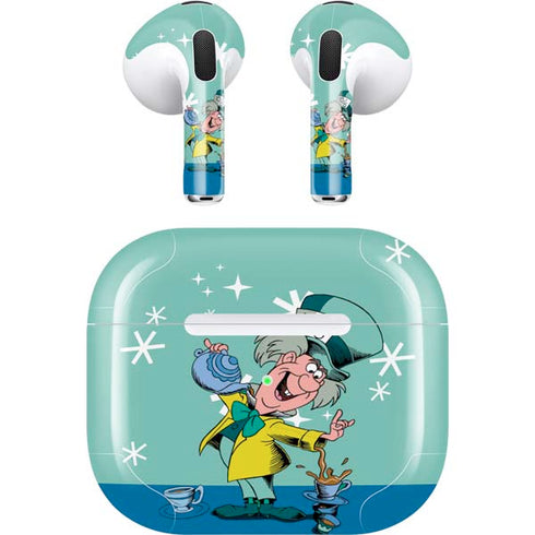 Disney Alice in Wonderland Mad Hatter Tea Party Apple AirPods (3rd Gen 2021) Skin