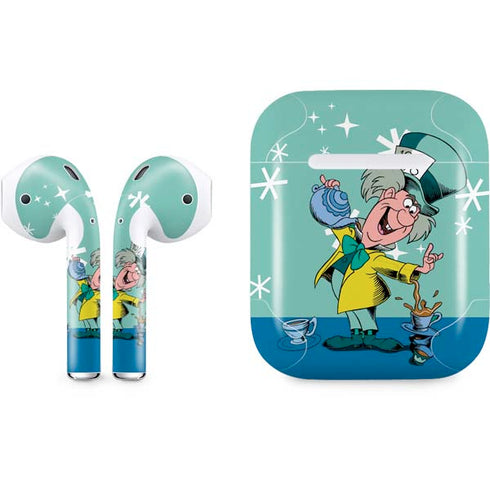 Disney Alice in Wonderland Mad Hatter Tea Party Apple AirPods Skin