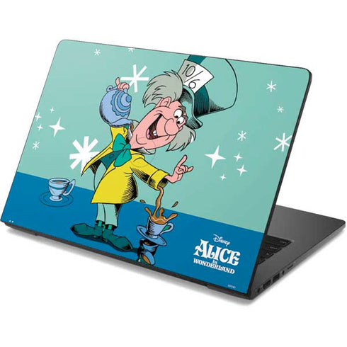 Disney Alice in Wonderland Mad Hatter Tea Party Dell Chromebook Skin