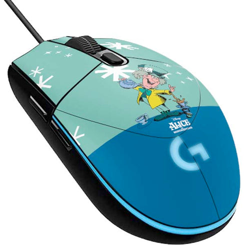 Disney Alice in Wonderland Mad Hatter Tea Party G203 Prodigy RGB Wired Gaming Mouse Skin