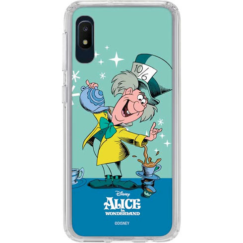 Disney Alice in Wonderland Mad Hatter Tea Party Galaxy A10e Clear Case