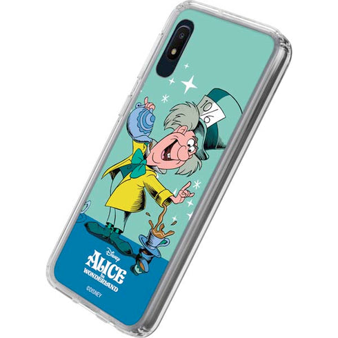 Disney Alice in Wonderland Mad Hatter Tea Party Galaxy A10e Clear Case
