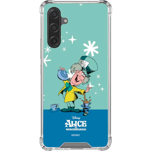 Disney Alice in Wonderland Mad Hatter Tea Party Galaxy A17 Clear Case