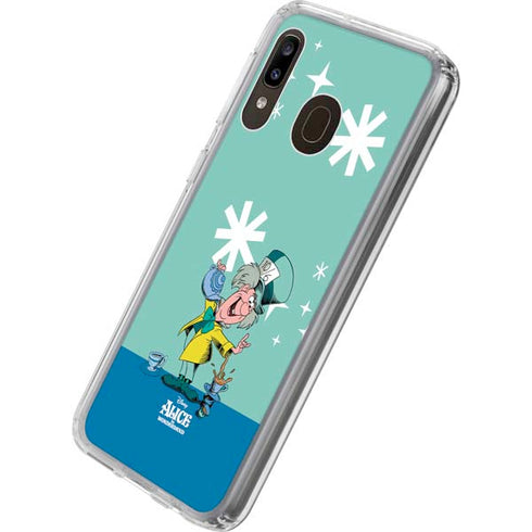 Disney Alice in Wonderland Mad Hatter Tea Party Galaxy A20 Clear Case