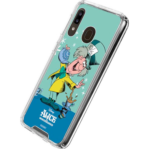 Disney Alice in Wonderland Mad Hatter Tea Party Galaxy A30 Clear Case