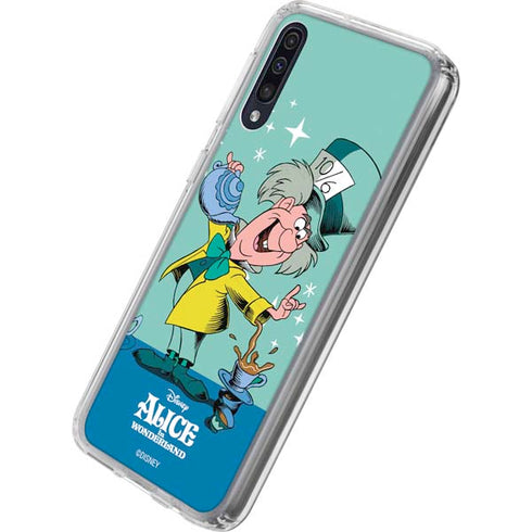 Disney Alice in Wonderland Mad Hatter Tea Party Galaxy A50 Clear Case