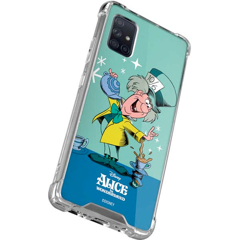 Disney Alice in Wonderland Mad Hatter Tea Party Galaxy A51 5G Clear Case