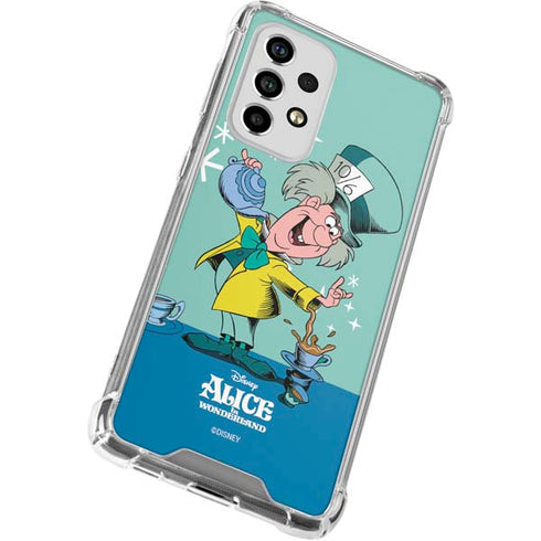 Disney Alice in Wonderland Mad Hatter Tea Party Galaxy A53 5G Clear Case
