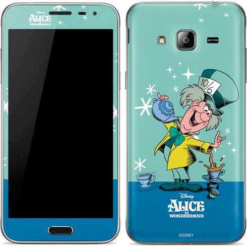 Disney Alice in Wonderland Mad Hatter Tea Party Galaxy J3 Skin