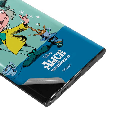 Disney Alice in Wonderland Mad Hatter Tea Party Galaxy Note 10 Plus Skin
