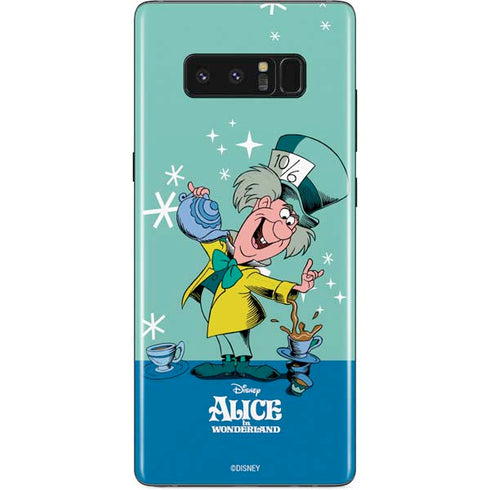 Disney Alice in Wonderland Mad Hatter Tea Party Galaxy Note 8 Skin