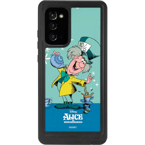 Disney Alice in Wonderland Mad Hatter Tea Party Galaxy Note20 5G Waterproof Case