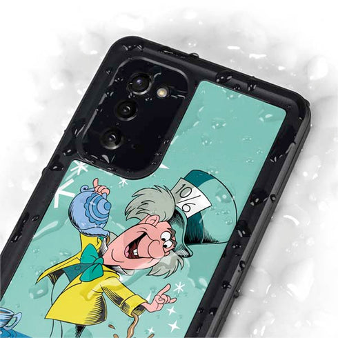 Disney Alice in Wonderland Mad Hatter Tea Party Galaxy Note20 5G Waterproof Case