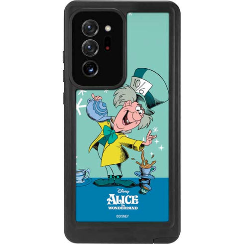 Disney Alice in Wonderland Mad Hatter Tea Party Galaxy Note20 Ultra 5G Waterproof Case
