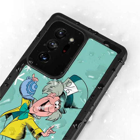 Disney Alice in Wonderland Mad Hatter Tea Party Galaxy Note20 Ultra 5G Waterproof Case