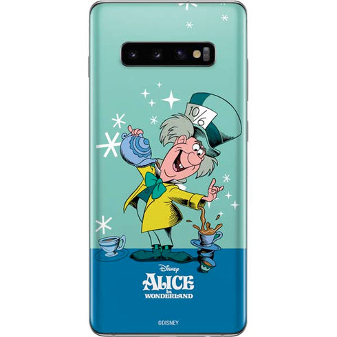 Disney Alice in Wonderland Mad Hatter Tea Party Galaxy S10 Plus Skin