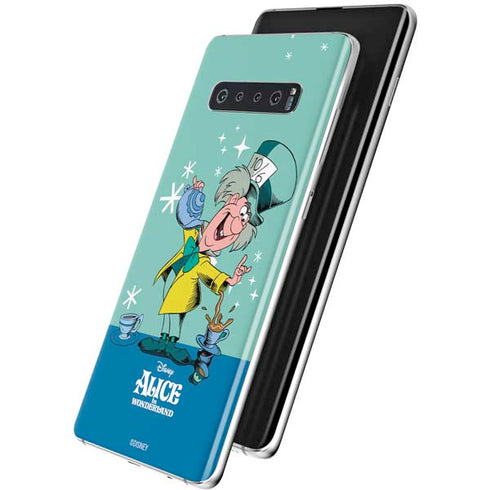 Disney Alice in Wonderland Mad Hatter Tea Party Galaxy S10 Plus Skin