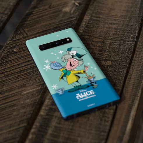 Disney Alice in Wonderland Mad Hatter Tea Party Galaxy S10 Plus Skin