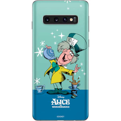 Disney Alice in Wonderland Mad Hatter Tea Party Galaxy S10 Skin