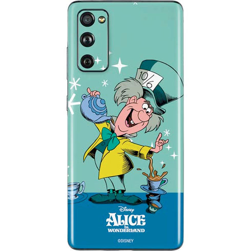 Disney Alice in Wonderland Mad Hatter Tea Party Galaxy S20 Fan Edition Skin