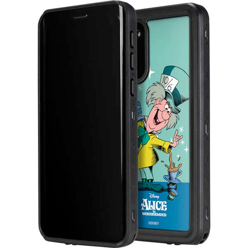 Disney Alice in Wonderland Mad Hatter Tea Party Galaxy S20 Plus Waterproof Case