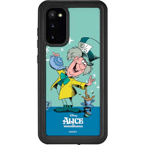 Disney Alice in Wonderland Mad Hatter Tea Party Galaxy S20 Waterproof Case