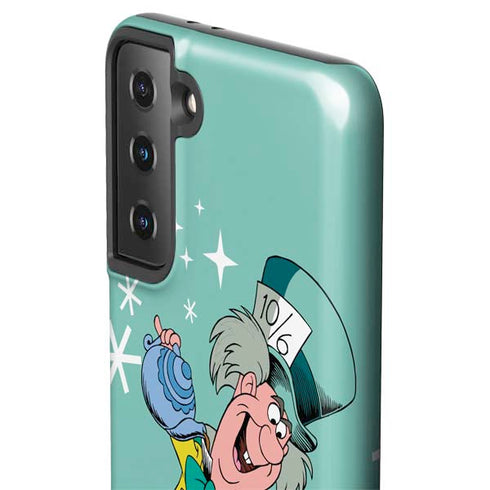 Disney Alice in Wonderland Mad Hatter Tea Party Galaxy S21 Plus 5G Pro Case