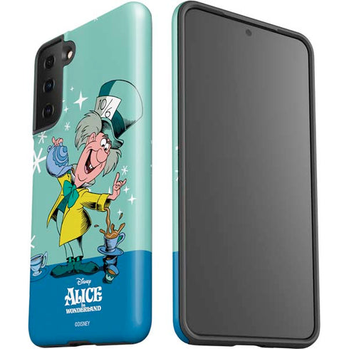 Disney Alice in Wonderland Mad Hatter Tea Party Galaxy S21 Plus 5G Pro Case