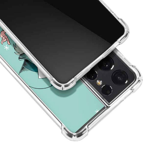 Disney Alice in Wonderland Mad Hatter Tea Party Galaxy S21 Ultra 5G Clear Case