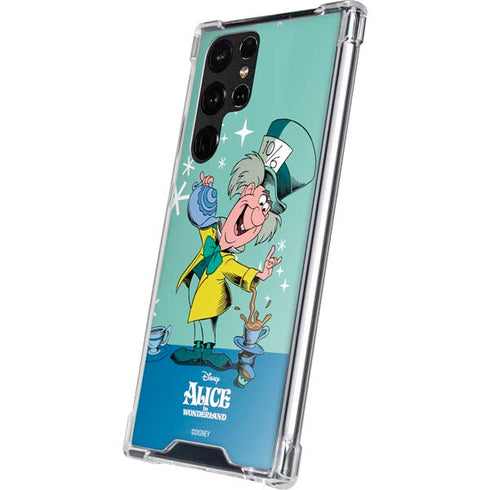 Disney Alice in Wonderland Mad Hatter Tea Party Galaxy S22 Ultra Clear Case