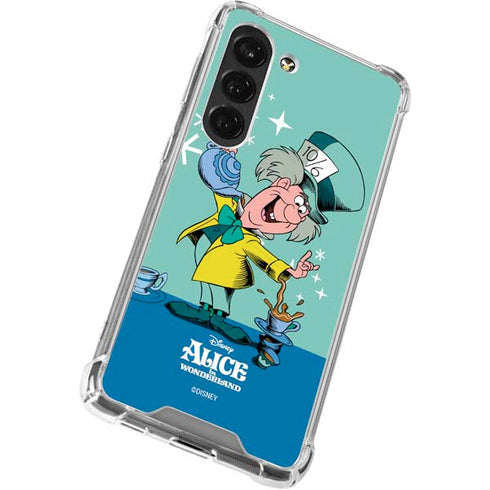 Disney Alice in Wonderland Mad Hatter Tea Party Galaxy S23 Clear Case
