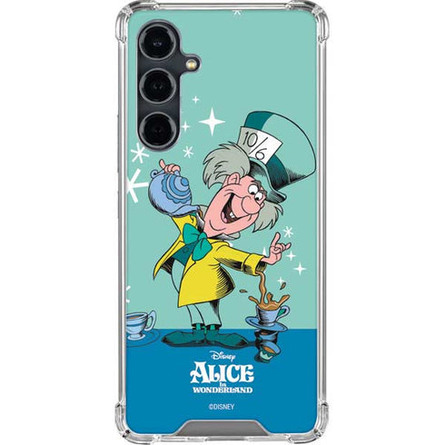 Disney Alice in Wonderland Mad Hatter Tea Party Galaxy S23 FE Clear Case