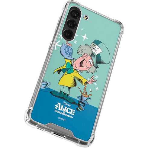 Disney Alice in Wonderland Mad Hatter Tea Party Galaxy S23 Plus Clear Case