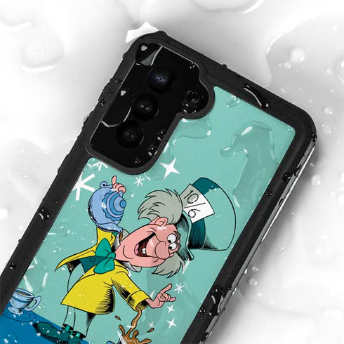 Disney Alice in Wonderland Mad Hatter Tea Party Galaxy S23 Plus Waterproof Case