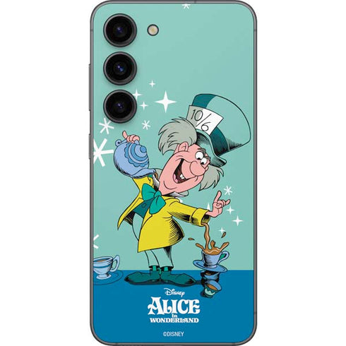 Disney Alice in Wonderland Mad Hatter Tea Party Galaxy S23 Skin