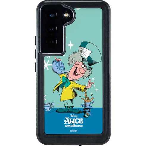 Disney Alice in Wonderland Mad Hatter Tea Party Galaxy S23 Waterproof Case