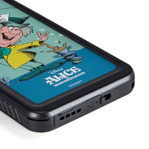 Disney Alice in Wonderland Mad Hatter Tea Party Galaxy S23 Waterproof Case