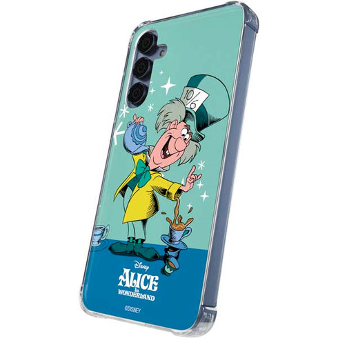 Disney Alice in Wonderland Mad Hatter Tea Party Galaxy S24 Clear Case