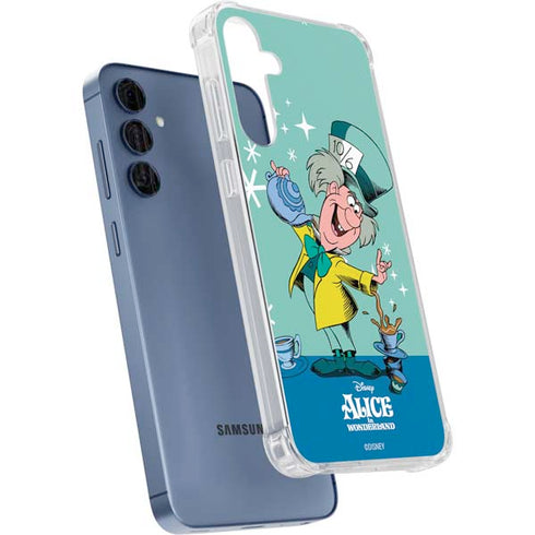Disney Alice in Wonderland Mad Hatter Tea Party Galaxy S24 Clear Case