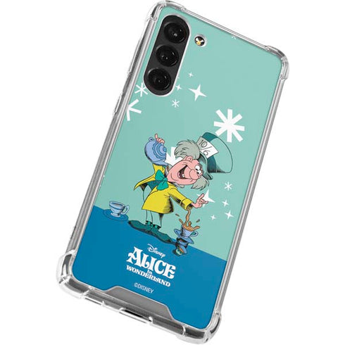 Disney Alice in Wonderland Mad Hatter Tea Party Galaxy S24 FE Clear Case