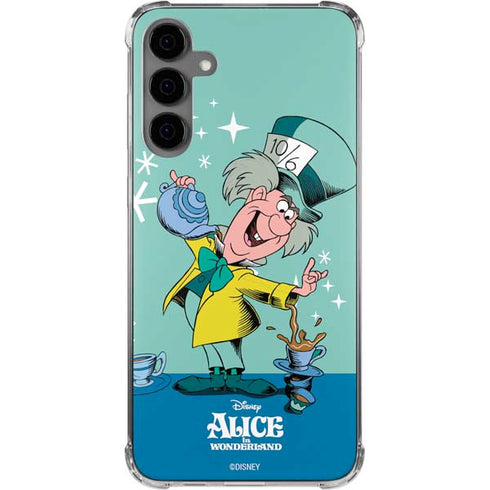 Disney Alice in Wonderland Mad Hatter Tea Party Galaxy S24 Plus Clear Case